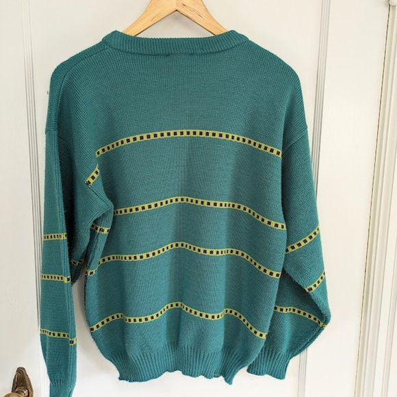 Vintage Emerald Isle Long Sleeve Sweater - Size M - Picture 3 of 6